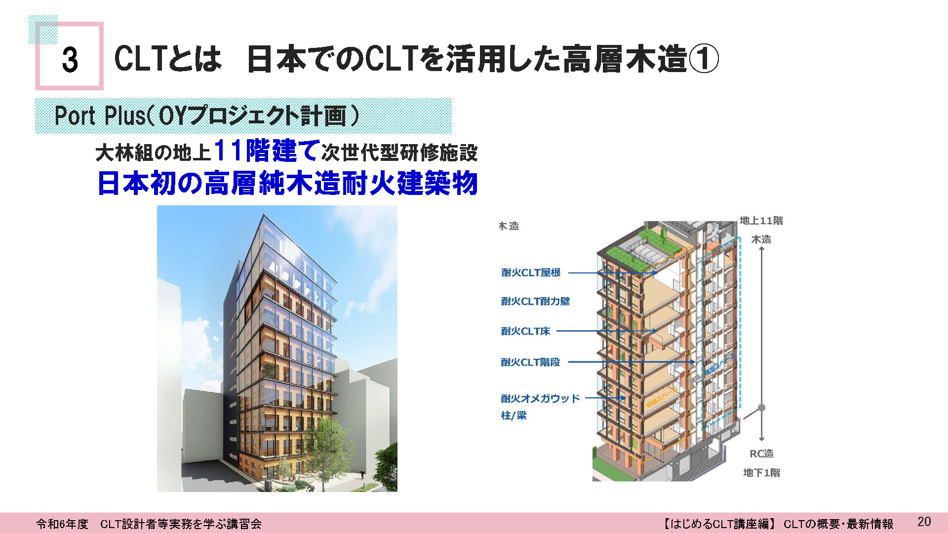 図3　CLTを活用した高層木造事例